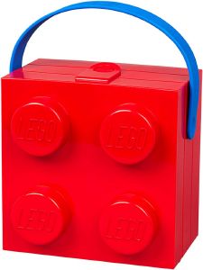     LEGO LUNCH BOX WITH HANDLE BRIGHT RED 17X11.6X6.6CM