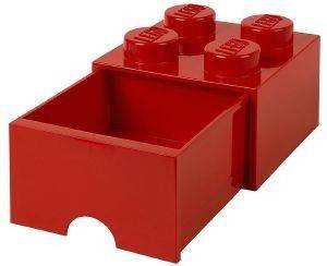   LEGO DRAWER 4 BRIGHT RED 25X18X25CM