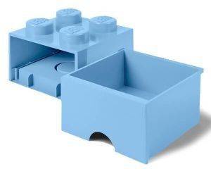   LEGO DRAWER 4 LIGHT ROYAL BLUE 25X18X25CM