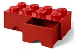 ÄÏ×ÅÉÏ ÁÐÏÈÇÊÅÕÓÇÓ LEGO BRICK DRAWER 8 RED 50X18X25CM ÄÏ×ÅÉÏ ÁÐÏÈÇÊÅÕÓÇÓ LEGO BRICK DRAWER 8 RED 50X18X25CM