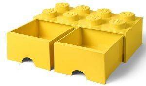   LEGO BRICK DRAWER 8 YELLOW 50X18X25CM