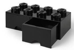   LEGO BRICK DRAWER 8 BLACK 50X18X25CM