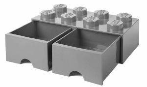 ������ ����������� LEGO BRICK DRAWER 8 STONE GREY 50X18X25CM