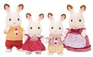 SYLVANIAN FAMILIES  CHOCOLATE RABBIT FAMILY [4150]