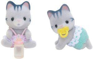 SYLVANIAN FAMILIES ������� ������ GREY CAT TWINS [3220]