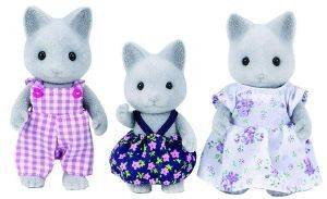 SYLVANIAN FAMILIES  GREY CAT FAMILY [5130]