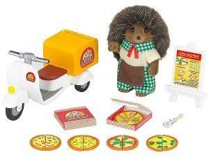SYLVANIAN FAMILIES HEDGEHOG FATHER PIZZA DELIVERY SET [5238]