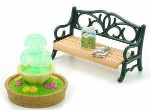 SYLVANIAN FAMILIES  BENCH & FOUNTAIN [4535]