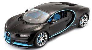 BUGATTI CHIRON  BBURAGO PLUS  ��������� ��������� 1:18 ����� [18/11040BK]