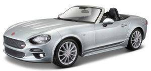 BBURAGO FIAT 124 SPIDER BBURAGO PLUS ΜΕΤΑΛΛΙΚΟ ΑΝΤΙΓΡΑΦΟ 1:24 ΓΚΡΙ