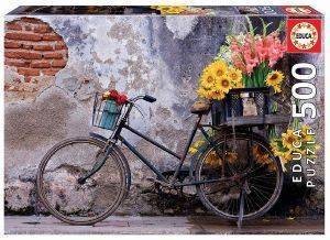 EDUCA BICYCLE WITH FLOWERS EDUCA 500 ΚΟΜΜΑΤΙΑ