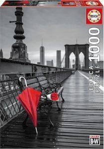 RED UMBRELLA, BROOKLYN BRIDGE \