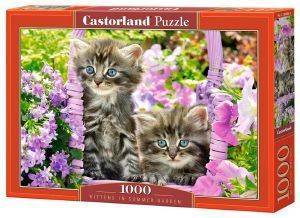 KITTENS IN SUMMER GARDEN CASTORLAND 1000 