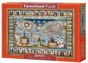 MAP OF THE WORLD, 1639 CASTORLAND 2000 
