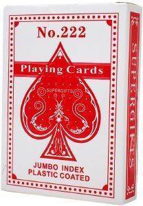 A SUPERGIFTS NO. 222 JUMBO INDEX PLASTIC COATED 
