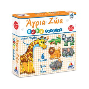 BABY PUZZLE ΔΕΣΥΛΛΑΣ ΑΓΡΙΑ ΖΩΑ 18 ΚΟΜΜΑΤΙΑ BABY PUZZLE ΔΕΣΥΛΛΑΣ ΑΓΡΙΑ ΖΩΑ 18 ΚΟΜΜΑΤΙΑ