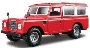 BBURAGO ΟΧΗΜΑ LAND ROVER BBURAGO ΜΕΤΑΛΛΙΚΟ ΑΝΤΙΓΡΑΦΟ 1:24 ΚΟΚΚΙΝΟ (18/22063)