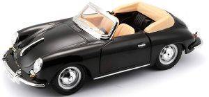 BBURAGO ΟΧΗΜΑ PORCHE 356B CABRIO (1961) BBURAGO ΜΕΤΑΛΛΙΚΟ ΑΝΤΙΓΡΑΦΟ 1:24 ΜΑΥΡΟ (18/22078)