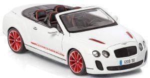 BBURAGO BENTLEY PLUS BBURAGO CONTINENTAL SUPERSPORTS CONVERTIBLE ΜΕΤΑΛΛΙΚΟ ΑΝΤΙΓΡΑΦΟ 1:18 ΛΕΥΚΟ