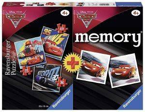  RAVENSBURGER SPECIAL EDITION CARS 3 MEMORY 48 & 3 PUZZLE 110TMX [06926]