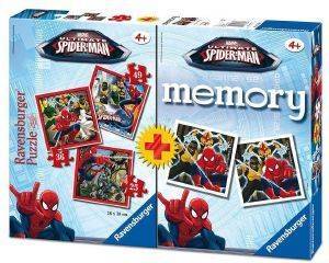  RAVENSBURGER SPECIAL EDITION SPIDERMAN MEMORY 48 & 3 PUZZLE 110TMX [07359]