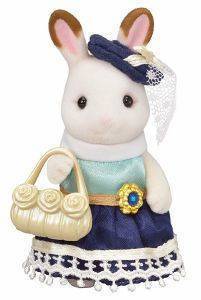 SYLVANIAN FAMILIES TOWN GIRL SERIES - CHOCOLATE RABBIT [6002]