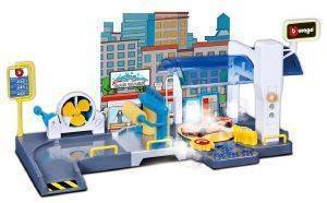   BBURAGO STREET FIRE 1/43 CAR WASH PLAY SET [18/30406]