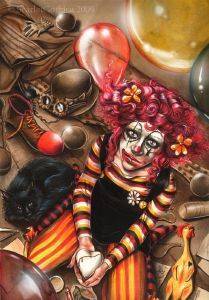 CLOWN GIRL-GOTHICA SCARLET RICORDI 500 ΚΟΜΜΑΤΙΑ CLOWN GIRL-GOTHICA SCARLET RICORDI 500 ΚΟΜΜΑΤΙΑ