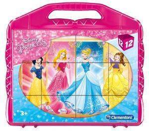 DISNEY PRINCESS CUBE PUZZLE CLEMENTONI 12 