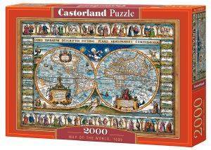 MAP OF THE WORLD, 1639 CASTORLAND 2000 ΚΟΜΜΑΤΙΑ MAP OF THE WORLD, 1639 CASTORLAND 2000 ΚΟΜΜΑΤΙΑ