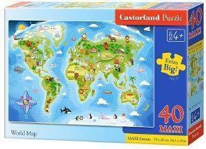 WORLD MAP CASTORLAND 40 ��������