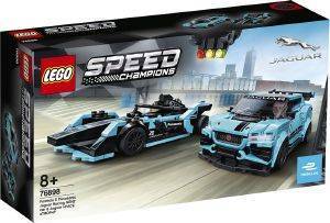 LEGO 76898 SPEED CHAMPIONS FORMULA E PANASONIC JAGUAR RACING GEN2 & JAGUAR I-PACE ETROPHY