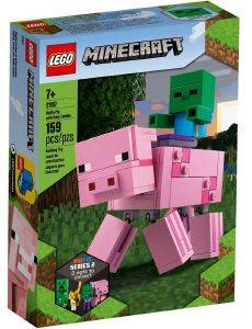 LEGO 21157 MINECRAFT BIGFIG PIG WITH BABY ZOMBIE