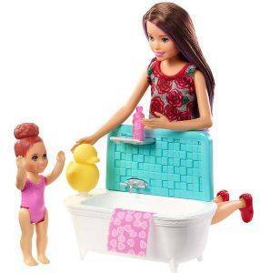 MATTEL BARBIE SKIPPER BABYSITTERS- ΩΡΑ ΓΙΑ ΜΠΑΝΙΟ (FXH05)