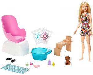 MATTEL ΚΟΥΚΛΑ BARBIE WELLNESS - ΙΝΣΤΙΤΟΥΤΟ ΜΑΝΙΚΙΟΥΡ (GHN07) (ΔΩΡΟ ΛΑΜΠΑΔΑ)