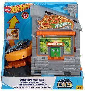 ������� ������ HOT WHEELS CITY DOWNTOWN PIZZA TOSS [FRH28]