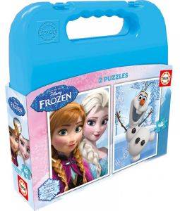 EDUCA CASE PUZZLE 2X48 FROZEN