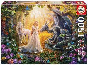 EDUCA PUZZLE DRAGON, PRINCESS AND UNICORN 1500TMX NEO [.017.696]