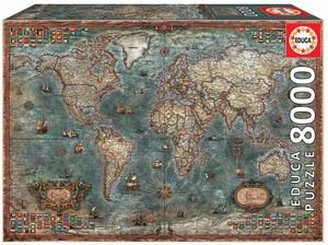 EDUCA PUZZLE HISTORICAL WORLD MAP 8000TMX [.018.017]