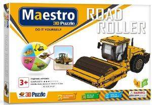 MAESTRO MAESTRO 3D PUZZLE ROAD ROLLER 49ΤΜΧ (Π.002.004)