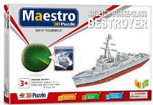 MAESTRO MAESTRO 3D PUZZLE ARLEIGH BURKE DESTROYER 51ΤΜΧ (Π.002.011)