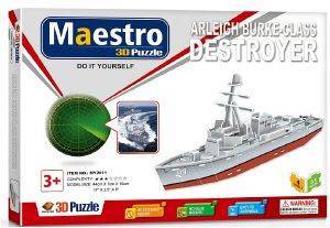 MAESTRO 3D PUZZLE ARLEIGH BURKE DESTROYER 51 [.002.011]