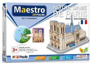 MAESTRO MAESTRO 3D PUZZLE NOTRE DAME DE PARIS 96ΤΜ (Π.001.018)