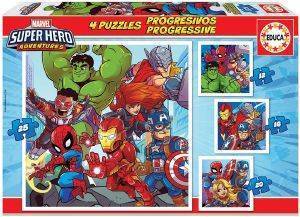 PROGRESIVOS MARVEL SUPER HEROE EDUCA 12-16-20-25��� 73 ��������