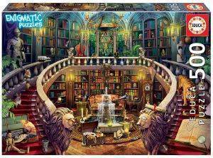 MYSTERIOUS PUZZLE OLD LIBRARY EDUCA 500 ��������