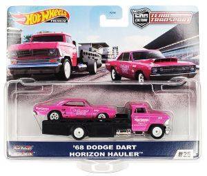 HOT WHEELS ΝΤΑΛΙΚΑ ΜΕ ΑΥΤΟΚΙΝΗΤΑΚΙ \'68 DODGE DART HORIZON HAULER 1:64 HOT WHEELS ΝΤΑΛΙΚΑ ΜΕ ΑΥΤΟΚΙΝΗΤΑΚΙ \'68 DODGE DART HORIZON HAULER 1:64