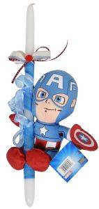ΛΑΜΠΑΔΑ MAGIC TOYS AVENGERS CAPTAIN AMERICA 40CM ΛΑΜΠΑΔΑ MAGIC TOYS AVENGERS CAPTAIN AMERICA 40CM