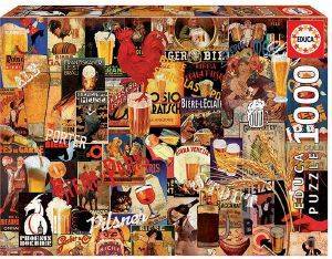 VINTAGE BEER COLLAGE EDUCA 1000 ΚΟΜΜΑΤΙΑ (17970)