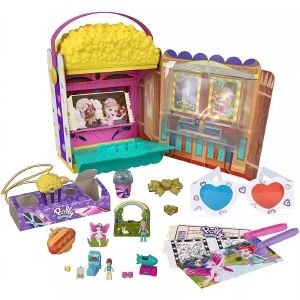 MATTEL POLLY POCKET - ΣΙΝΕΜΑ ΠΟΠ ΚΟΡΝ ΣΕΤ (GVC96)