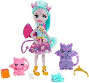 MATTEL ENCHANTIMALS ROYALS - ΚΟΥΛΑ - ΟΙΚΟΓΕΝΕΙΑ ΔΡΑΚΟΙ (GYJ09)